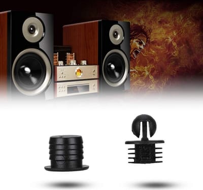 10 Paar Speaker Grille Frame Bevestigingsclips voor Stofbescherming en Decoratie, Hoogwaardige Rubber en Kunststof, Perfect voor Geluidsinstallaties en Audioaccessoires