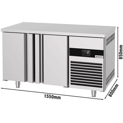 GGM Gastro Bäckereikühltisch PREMIUM - 1550x800mm - mit 2 Türen