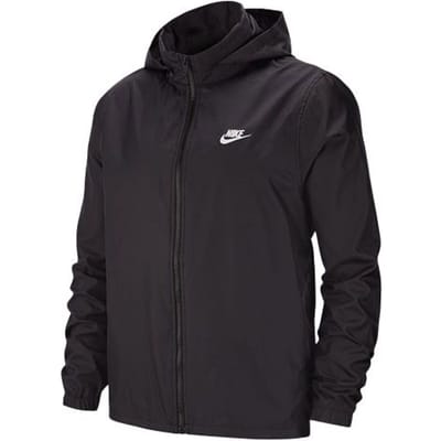 Veste à capuche tissée respirante coupe-vent Nike Running Training pour homme Vêtements d'extérieur Noir AR2239-010 M