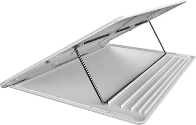 Baseus Laptopstandaard, Draagbare Laptopstandaard | Verstelbare Draagbare Laptophouder | Draagbare Computerstandaard met 4 Niveaus Hoogteverstelling | 15 inch