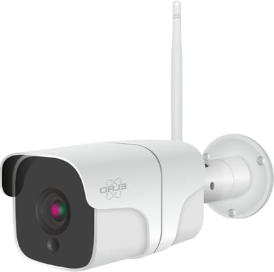Beveiligingscamera Buiten - Draadloze Camera - Huis Bewaken - Op Laadbare Accu - 1080P Full HD - Wit Zwart