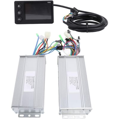 36V 48V 60V 1000W 38A Contrôleur Brushless Double Entraînement V890 Panneau d'Affichage LCD Kit de Conversion Vélo Électrique