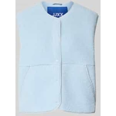 relaxed fit bodywarmer in teddy-look model 'Vera'