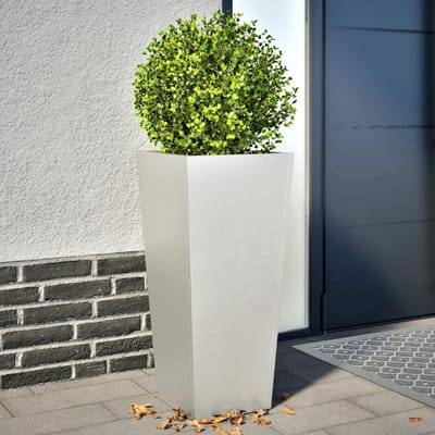vidaXL - Plantenbakken - 2 - st - 35x35x75 - cm - roestvrij - staal