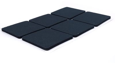 VLEMICO- Meubelpads 72 Stuks - Zware Zelfklevende Pads - Vierkante Stoelglijders - Antislip Bescherming - Duurzaam voor Harde Vloeren
