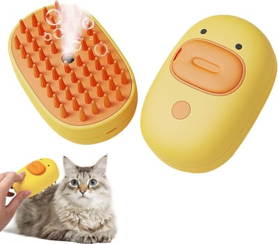 Lexium Zachte stoomborstel voor Katten en Honden - Haarverwijderaar - Kattenborstel op stoom - Hondenborstel op stoom