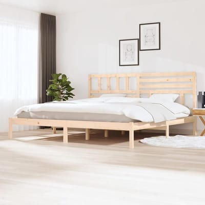 Houten Bedframe - Houten Bodem - Goede Nachtrust - Massief Grenenhout - 180x200 cm - Natuurlijk