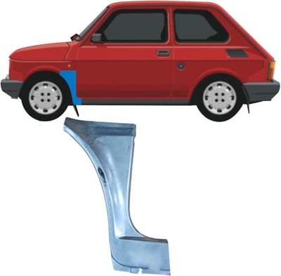Reparatiepaneel voorspatbord voor Fiat 126p 1972-2000 / Links