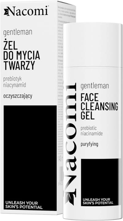 Nacomi Men Prebiotic face cleansing gel with niacinamide 140ml