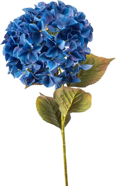 Emerald - Kunstbloem Hortensia XL 90cm blauw - Kunstplant voor binnen