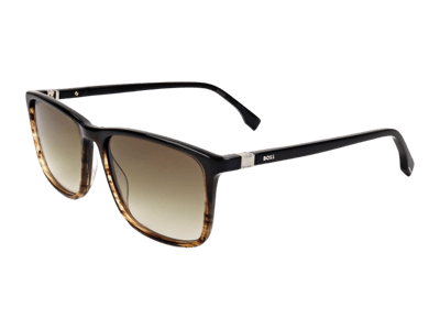 BoSS 1434 S Ex4 Ha Men Lunettes de Soleil Brown Horn/56-17-145