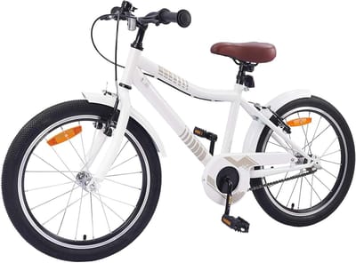 Kinderfiets - Jeugdfiets Meisjesfiets - Vrije Tijd - Verstelbaar Stuur Zadel - 20 inch - Wit