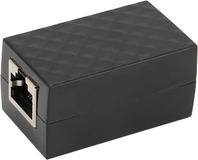 Netwerk Overspanningsbeveiliging - LAN Protector - Apparaat Bescherming - 8 TVS Componenten - Gigabit Snelheid - Zwart