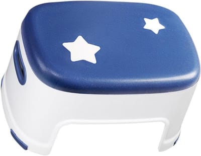 Antislip Toiletkruk - Badkamer Trap - Veilig Zitten - Ergonomisch Ontwerp - 30 x 20.5 x 18 cm - Wit