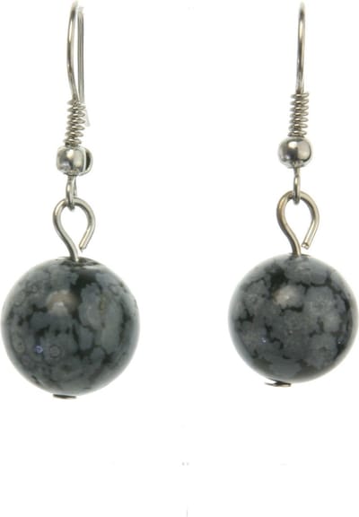 Behave - Oorhangers natuursteen marble look - Minimalistische stijl