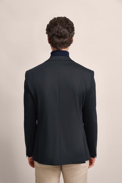 Bugatti Herren Jas met subtiele structuur