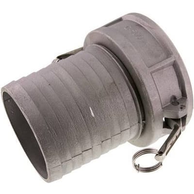Camlock DN 120 (5'') Koppeling Aluminium met slangpilaar (127 mm) Type C MIL-C-27487