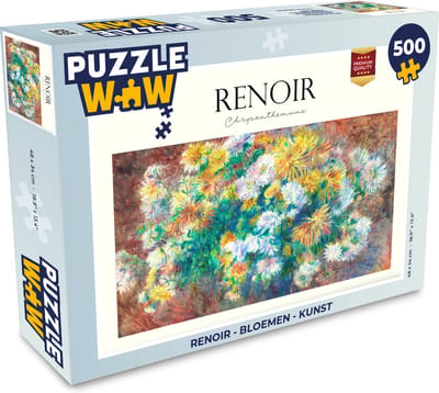 Puzzel Renoir - Bloemen - Kunst - Legpuzzel - Puzzel 500 stukjes