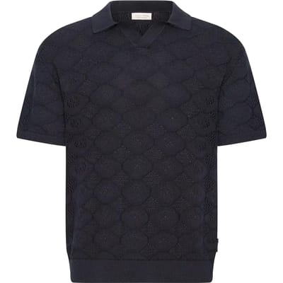 slim fit poloshirt in brei-look model 'Angvig'