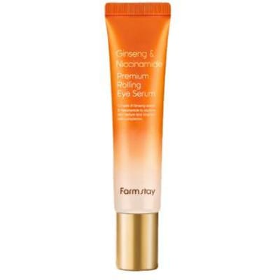 Farmstay Ginseng & Niacinamide Rolling Oogserum Anti-Aging & Verhelderende Verzorging 25ml x2