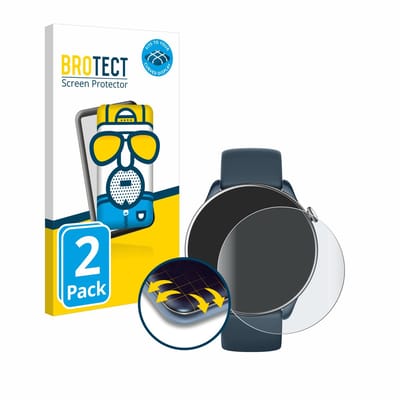 BROTECT - Screenprotector voor Huami Amazfit GTR Mini - Folie Beschermfolie matte volledig dekking 2 Stuks