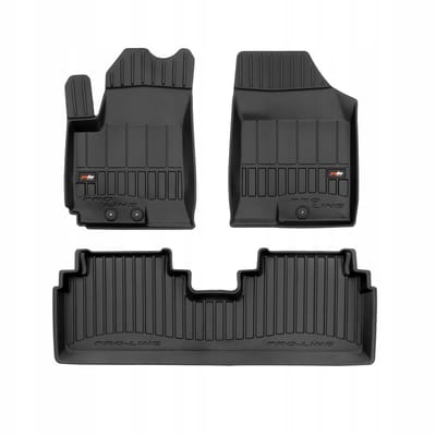 FROGUM Proline – Automatten Set + Kofferbakmat – Geurloos TPE – KIA Venga (2009-2019)