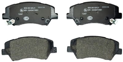 Hella PAGID remblokken Schijfrem Set Voorzijde voor Renault Fluence L3 1.6 2.0