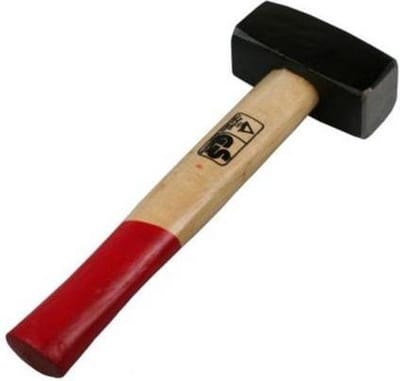 Benson Stevige moker - 1 kilo - essenhouten antislipsteel - gehard staal