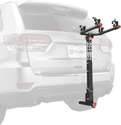 Deluxe 2-Fiets Trekhaak Fietsdrager met Snelle Bevrijding