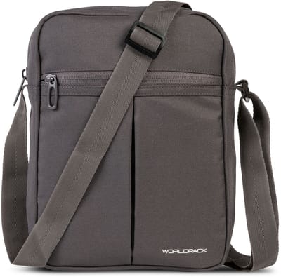 Worldpack Mini tas Schoudertas 17 cm - Dames - zement