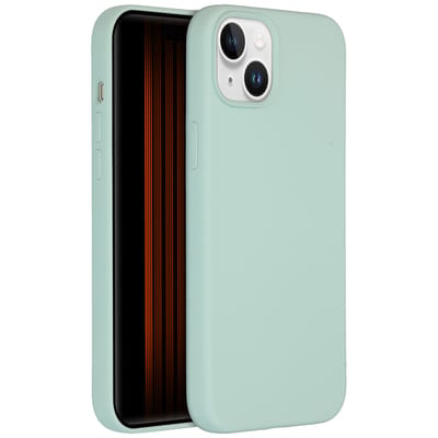 Accezz Hoesje - Geschikt voor Apple iPhone 15 Plus - Liquid Silicone Backcover geschikt voor MagSafe - Sky Blue