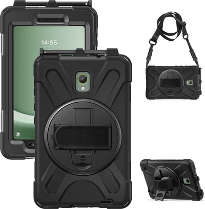 Cazy tablet Hoes geschikt voor Samsung Galaxy Tab Active5 / Tab Active3 - Shockproof Case - Zwart