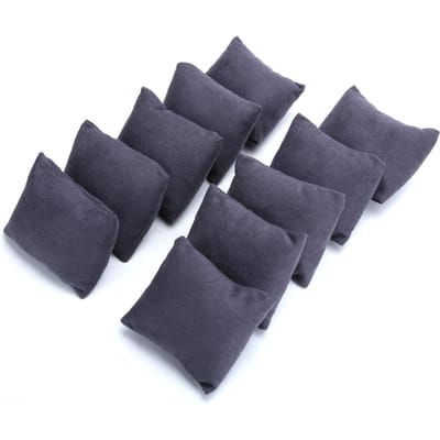 10 stuks Horloge Display Kussen Armband Houder Sieraden Kussen Accessoires Grijs Blauw black