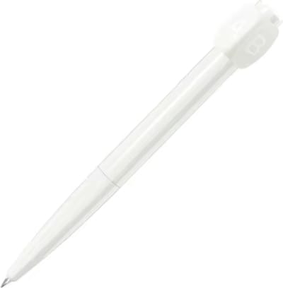ABCD Pen | Wit | Leuke Pennen | Pen Kind | Pennen | Grappige Pennen | Cadeau Tip | Kadeau Tip | Leuk Cadeau Voor Kinderen | Pen Voor School | Spiekpen | Antwoord Pen