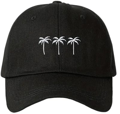 Pet - PALM TREE Zwart | Baseball Cap | Polyester | 56-59 cm | Fashion Favorite