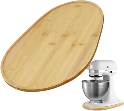 Aanrechtmat - Keukenkussen - Keukenmachine Stabiliseren - Schokabsorberend Houtontwerp - 30.5 cm - Meerkleurig