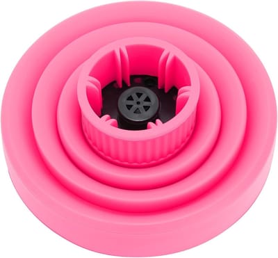 Universele Vouwbare Diffuser voor Haardrogers - Ideaal voor Reizen, Geschikt voor Krullend Haar en Volumineuze Styling (Roze)