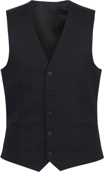 Brook Taverner Mercury Mens Waistcoat BT1295 - Black - L