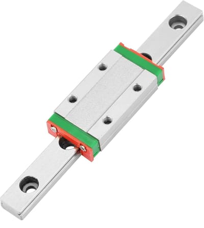 Allecto - Lineaire geleiderail - Miniatuur railwagen - Lichtgewicht en sterk - 100 mm - Lineaire schuifrail - Ideaal voor kleine apparatuur - 9 mm ...