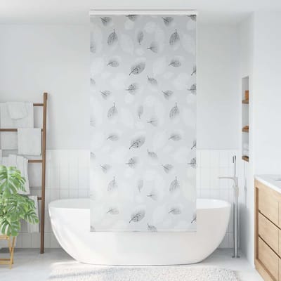 vidaXL - Doucherolgordijn - met - cassette - 100x240 - cm - stofbreedte - 96 - cm