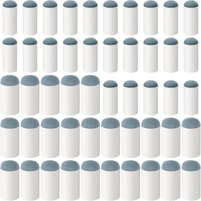 Vervangende Keu Tips - Pool Accessoires - Biljart Spel - Slip-on Installatie - 50 Stuks - Wit Blauw