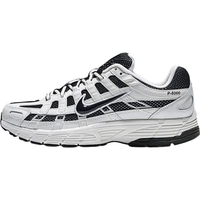 Baskets Nike P-6000 Sail Off Noir Medium Ash pour homme, couleur beige clair, référence IO8711-101 41 gray
