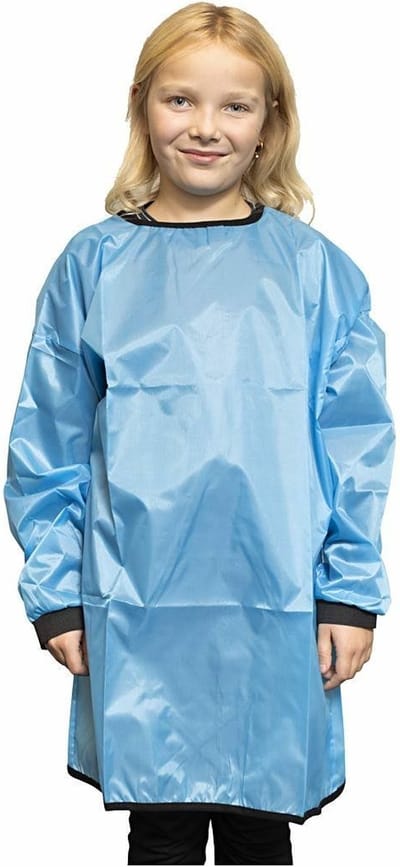 Creativ Company 671243 schilderschort Kinderen Zwart, Turkoois Nylon
