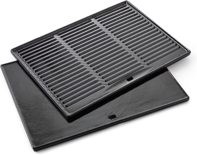 DailySupplies® Grillplaat Inductie - Bakplaat - Gietijzer - Zwart