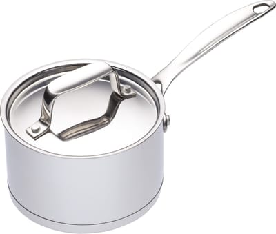 KitchenCraft MasterClass Mini Steelpan - Geschikt voor Inductie 250 Milliliter Roestvrij Staal