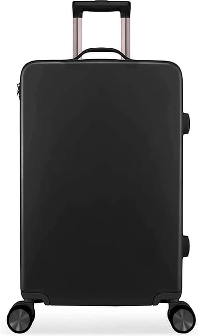 Reiswiel Koffer - Handbagage Koffer - Reizen Voorbereiden - Stille Dubbele Wielen - 20 inch - Zwart