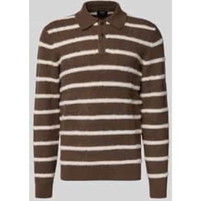 Gebreide pullover met kentkraag