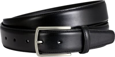 LINDENMANN leren heren riem - zwart