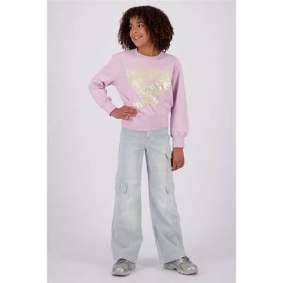 Vingino Girls Nydra Sweater Grey Lilac Größe: 8 | Strickjacken Outlet | kids | Grau