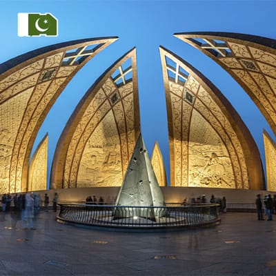 InternationalSIM Data Simkaart Pakistan - 3 GB - 15 dagen